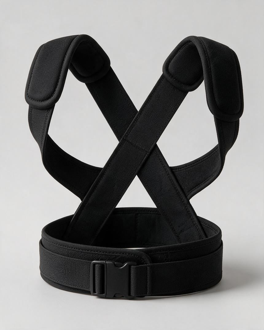Instant Posture Corrector — close-up of the padded shoulder strap and hardware